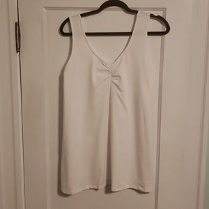 NWT Torrid White Ruched V-neck Foxy Tank. 3x